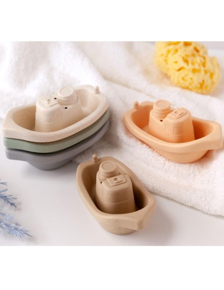 Set 5 juguetes de Baño 12cm diseño de barquitos +6m kiokids
