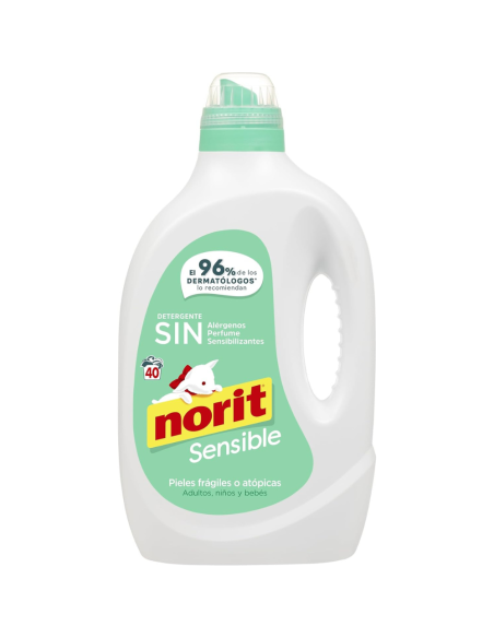 Norit: Detergente bebe piel Sensible 2.120ml - Nappy.es