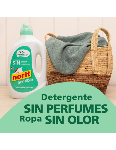 Norit: Detergente bebe piel Sensible 2.120ml - Nappy.es