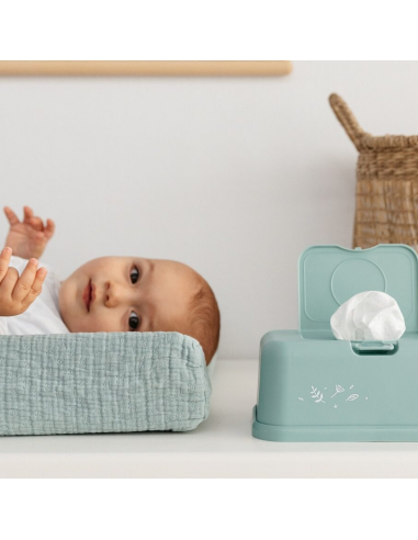 Comprar dispensador de toallitas blanco con arcoíris - Funkybox