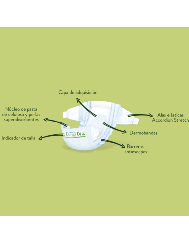 Pañales Chelino Nature T4 - (9-15 kg)  34 unidades