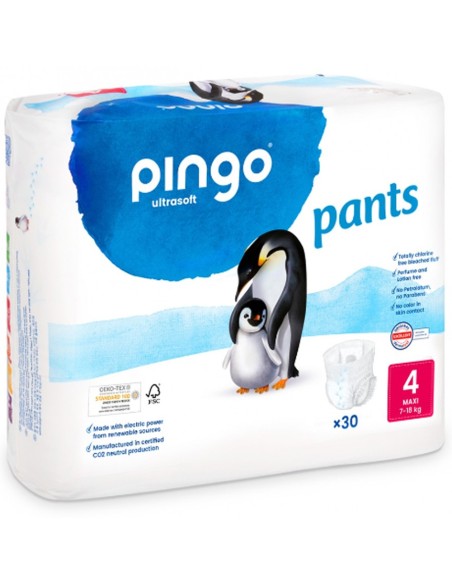 Pañales ecológicas Pants Pingo Talla 4 Nappy.es tienda online de bebes
