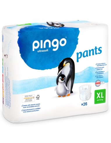 Pañales ecológicas Pants Pingo Talla 6 (+16kg.)
