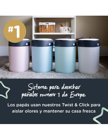 Recambios contenedor de pañalesTwist & Click 6 UDS. - Tommee Tippee