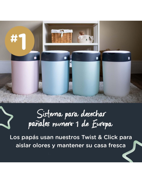 Recambios contenedor de pañalesTwist & Click 6 UDS. - Tommee Tippee