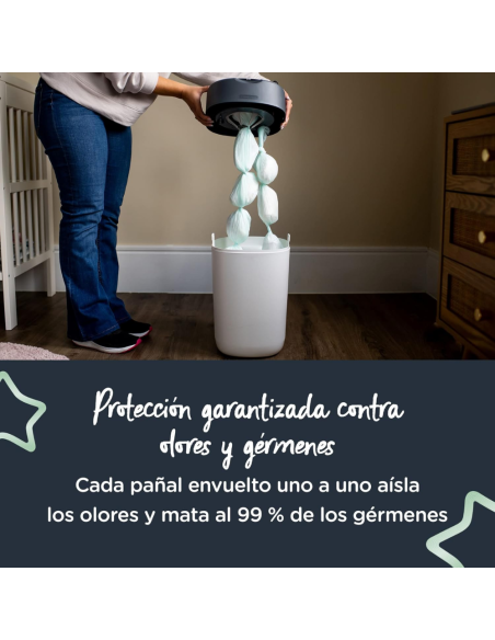 Recambios contenedor de pañalesTwist & Click 6 UDS. - Tommee Tippee
