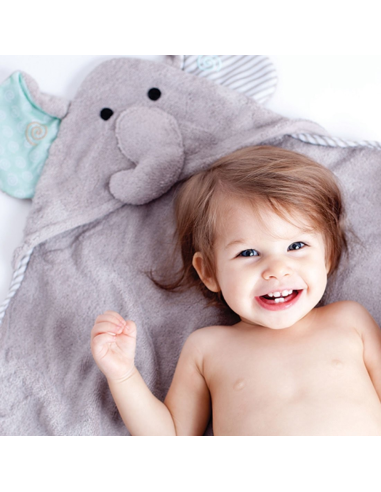 Oferta Toalla bebé elefante Zoocchini