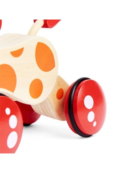 Perrito Pepe de Arrastre Hape +12M | Juguete de Madera