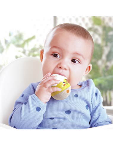 Felices sonajeros tambaleantes de polluelos 0m+ Hape | Nappy.es
