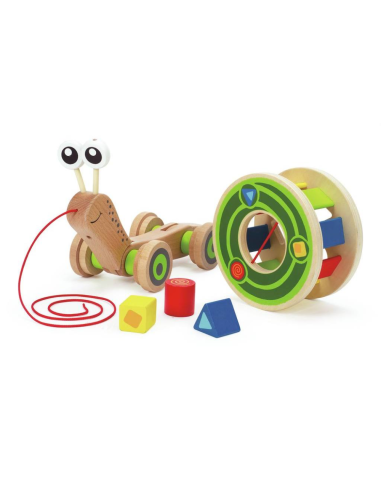 Caracol clasificador de formas | Hape - Nappy.es