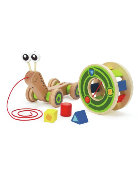 Caracol clasificador de formas | Hape - Nappy.es
