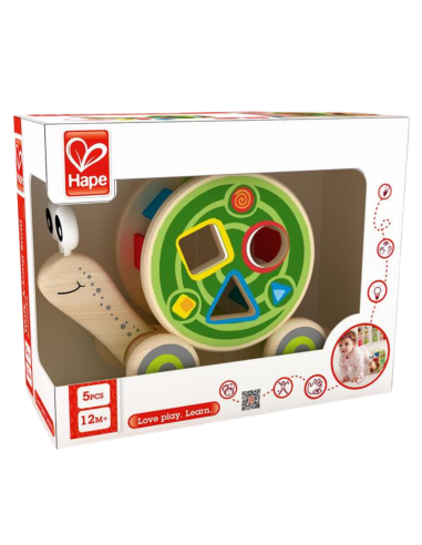 Caracol clasificador de formas | Hape - Nappy.es