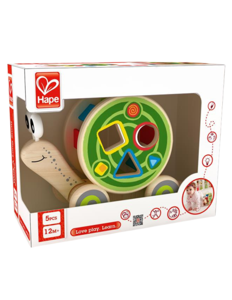 Caracol clasificador de formas | Hape - Nappy.es