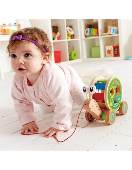 Caracol clasificador de formas | Hape - Nappy.es