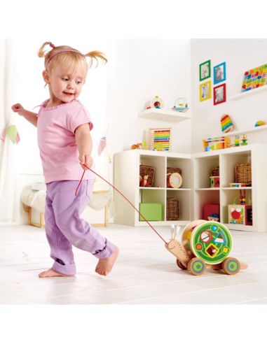 Caracol clasificador de formas | Hape - Nappy.es