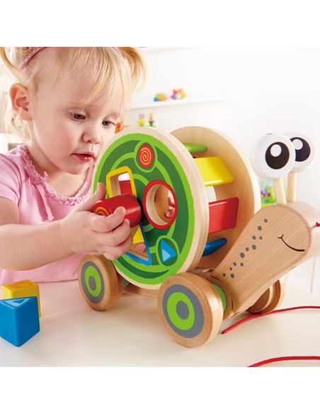 Caracol clasificador de formas | Hape - Nappy.es