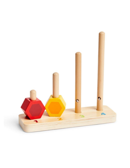 Juego madera Apilar y Contar | Hape - Nappy.es