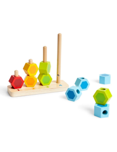 Juego madera Apilar y Contar | Hape - Nappy.es 2
