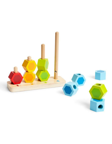 Juego madera Apilar y Contar | Hape - Nappy.es
