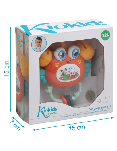 Compra Cangrejo musical con luz y melodía | Kiokids - Nappy.es