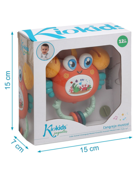 Compra Cangrejo musical con luz y melodía | Kiokids - Nappy.es