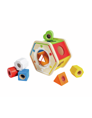 Compra uguete de madera clasificador de formas | Hape - Nappy.es