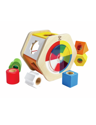 Compra uguete de madera clasificador de formas | Hape - Nappy.es
