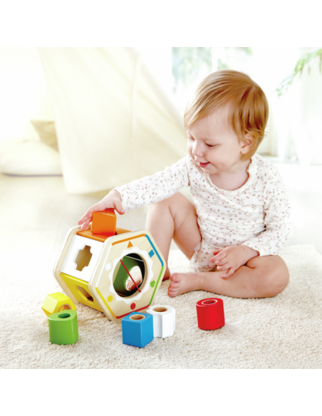 Compra uguete de madera clasificador de formas | Hape - Nappy.es