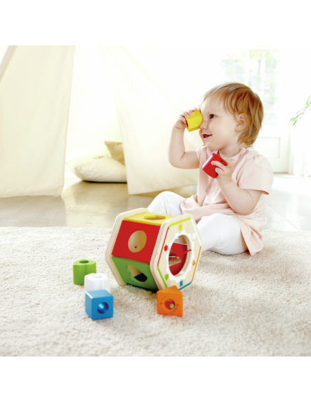 Compra uguete de madera clasificador de formas | Hape - Nappy.es