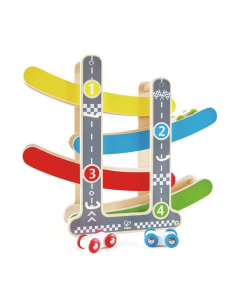 Circuito de coches de carreras de madera +18M Hape