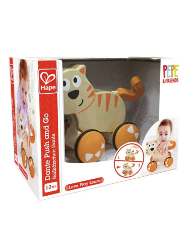 compra Gatito de madera "presiona y avanza" | Hape - Nappy.es