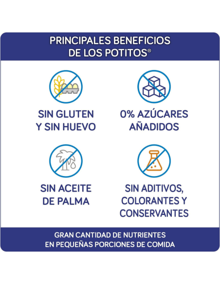 Potito manzana, naranja y plátano con galleta | Nutribén - Nappy.es