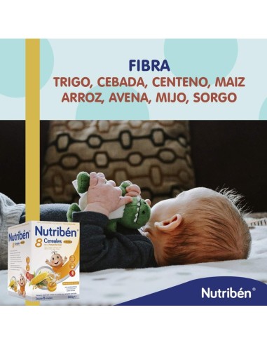 papilla-8-cereales-miel-fibra-nutriben-3.jpg – Papilla servida en bol.