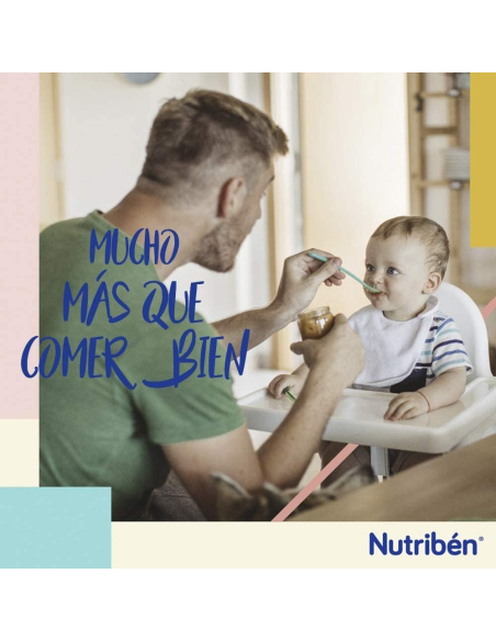 Oferta 6 potitos suprema merluza, zanahoria y guisantes Nutribén