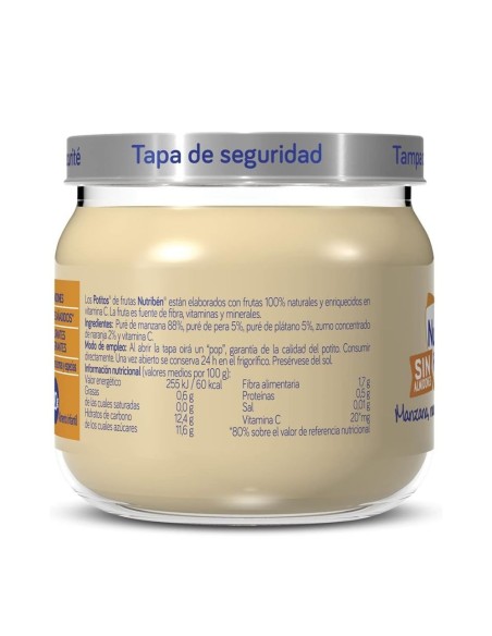 Oferta 6 Bipack potitos manzana, naranja, plátano y pera Nutribén