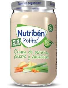 Potito Crema de Patatas, Puerro y Zanahoria | Nutribén - Nappy.es 2
