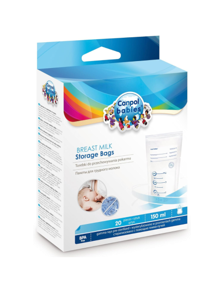 Bolsitas almacenaje leche materna ( 20 uds ) | Canpol Babies