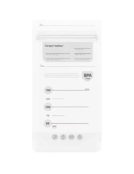 Bolsitas almacenaje leche materna ( 20 uds ) | Canpol Babies