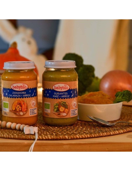 Oferta Potito Buenas Noches zanahoria, calabaza y arroz 200g BabyBio