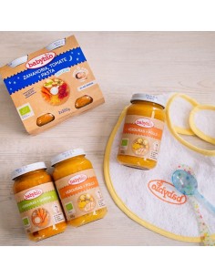 Oferta potito ecológico verduras y pollo tarrito 200g.+6M BabyBio 2