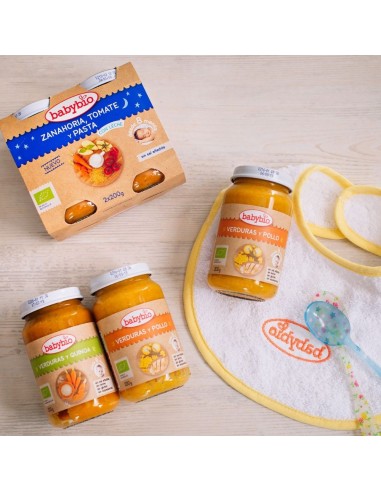 Oferta potito ecológico verduras y pollo tarrito 200g.+6M BabyBio