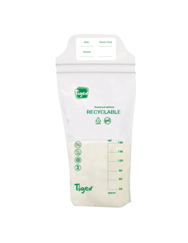 Bolsas de lactancia eco 180 ml (20 uds) Tigex