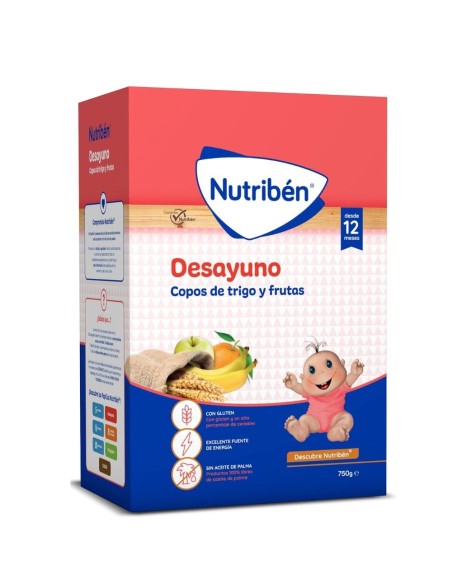 papilla-desayuno-copos-trigo-frutas-nutriben-2.jpg – Detalle de textura y copos.