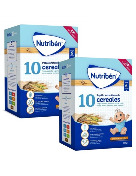 papilla-10-cereales-nutriben-1.jpg – Vista frontal del envase.