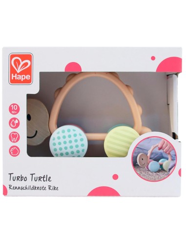 Sonajero Tortuga Turbo Hape | Hape - Nappy.es