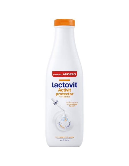 lactovit-gel-bano-protector-activit-750ml-1.jpg – Vista frontal Gel de Baño Protector Activit 750 ml.