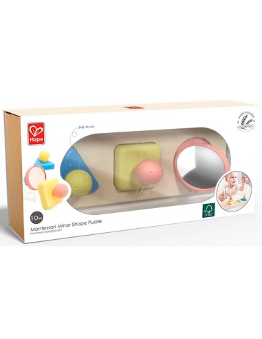 Puzle Espejos Montessori +3m Hape | Hape - Nappy.es