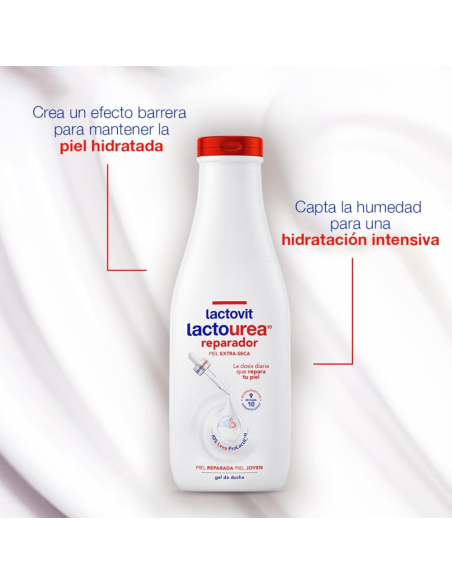 lactovit-gel-bano-reparador-lactourea-750ml-4.jpg – Uso en la ducha.