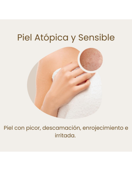 kinesia-gel-ducha-atopic-avena-750ml-2.jpg – Detalle de la botella y etiqueta.