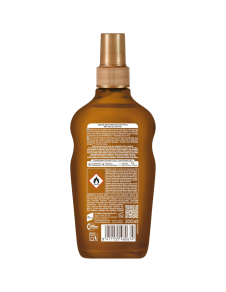Aceite Seco Protector Broncea+ SPF 50 200 ml – Ecran Sunnique